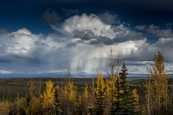 Glenn Hwy Rainstorm, Alaska