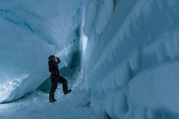 Erebus Glacier Tongue Ice Cave, McMurdo Sound, Antarctica
