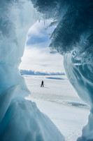 Iceberg Ice Cave, McMurdo Sound, Antarctica