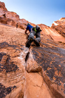 Rock Climber, Canyonlands National Park, Utah