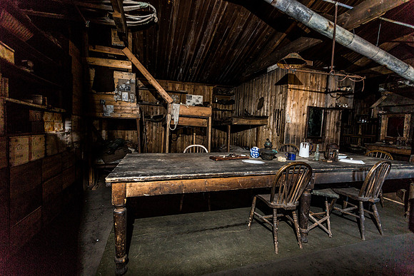 Inside Scott's Hut, Cape Evans, Antarctica
