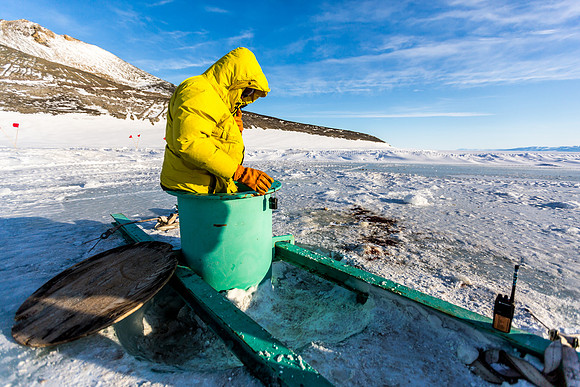 Observation Tube, McMurdo Sea Ice, Antarctica