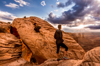 Self Portrait, Mesa Arch, Canyonlands National Park, Utah