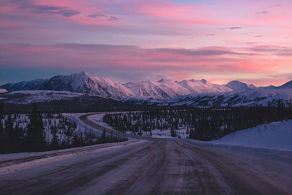 Sunrise, Broad Pass, Denali Borough