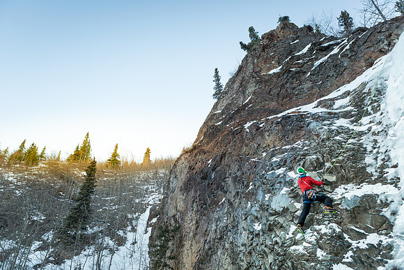 Mixed Climbing, Fox Creek, Denali Borough