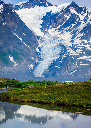 Hanging Glacier, Colony Glacier, Alaska