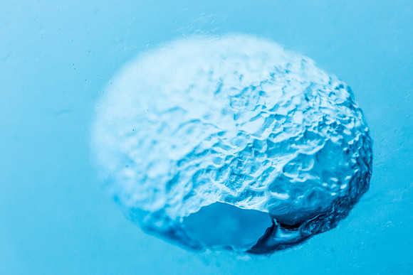 Ice Bubble, Mendenhall Glacier Cave, Juneau, Alaska